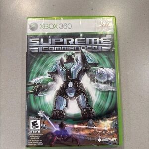 Supreme Commander (Microsoft Xbox 360, 2008) Very Good Condition